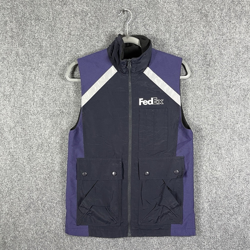 FedEx Men's Navy & Purple Delivery Vest